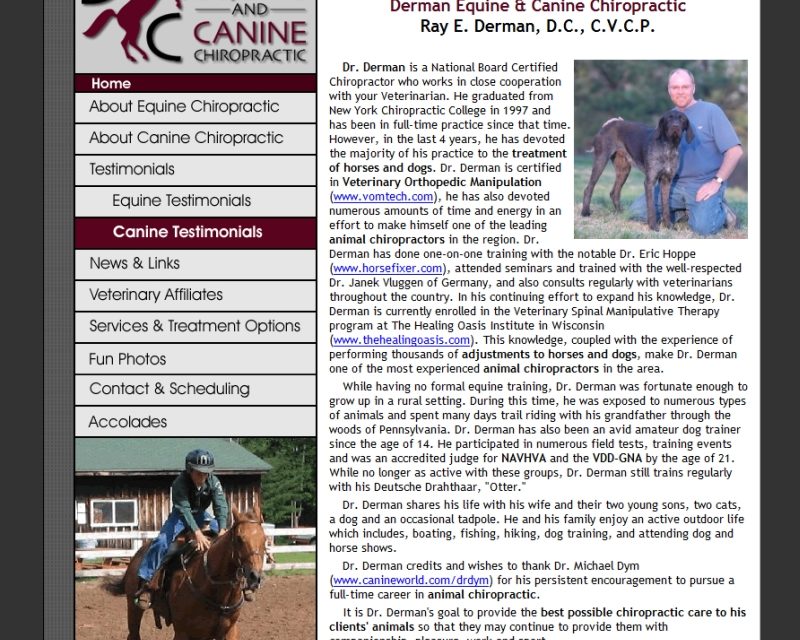 Derman Equine & Canine Chiropractic